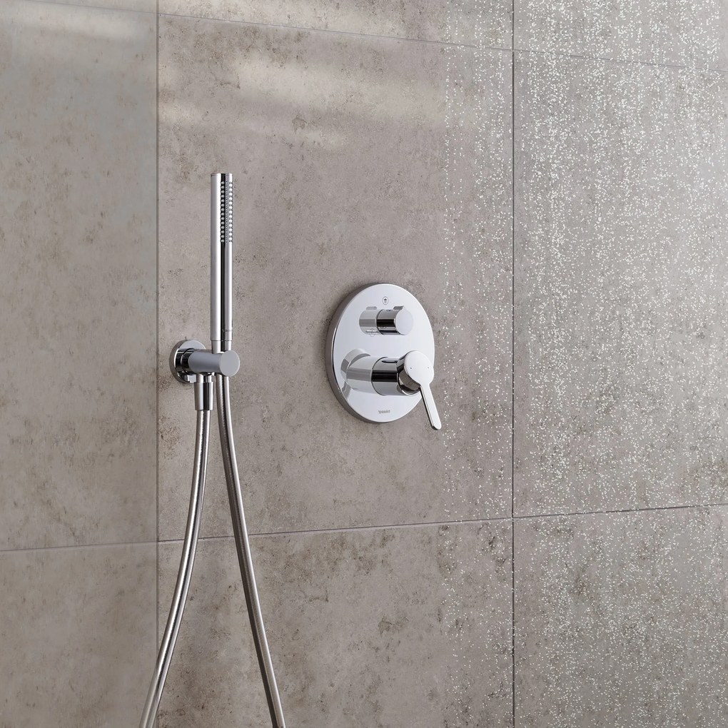 Duravit uniwersalna słuchawka prysznicowa prysznic drążkowyChrom - funkcja MinusFlow