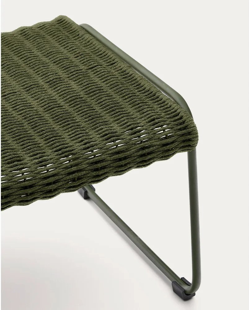 Zielony podnóżek ogrodowy Maurina – Kave Home