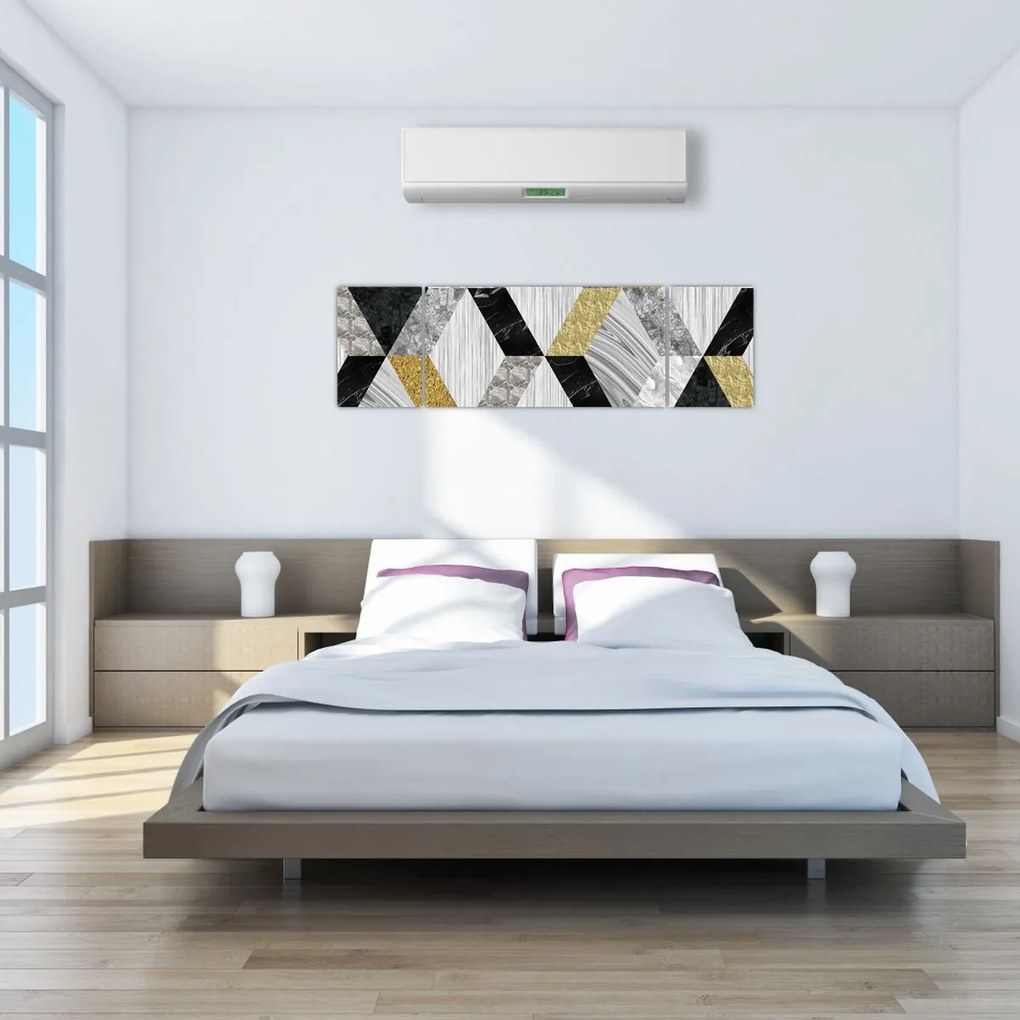 Obraz - Teksturowany wystrój (170x50 cm)