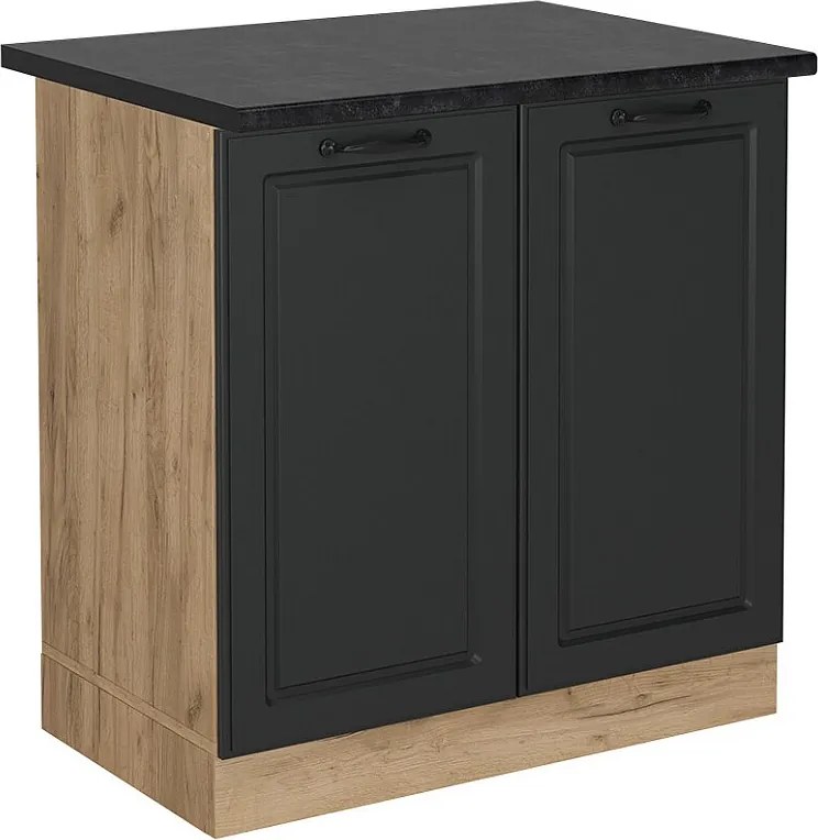 Szafka pod zlew antracytowy domek wiejski 80x60x81.6 r-line