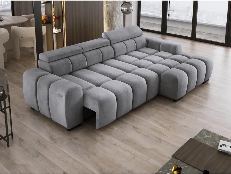 Narożnik OMBO S MINI Prawostronny z Elektryczną Regulacją SALVADOR 14