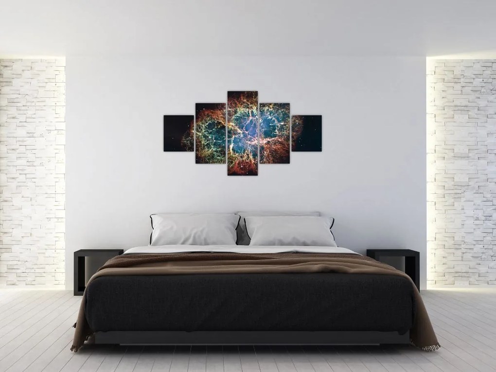 Obraz - Mgławica Krab (125x70 cm)