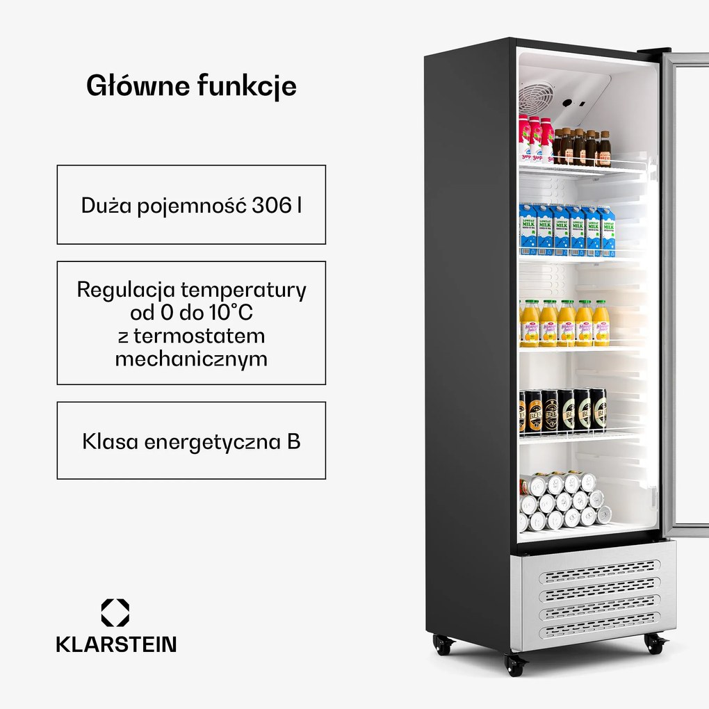 Klarstein GrandCooler lodówka na napoje | 306 l