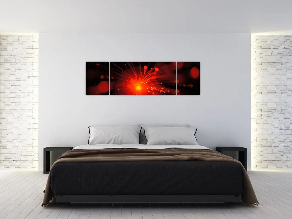Obraz błyszczącej abstrakcji (170x50 cm)