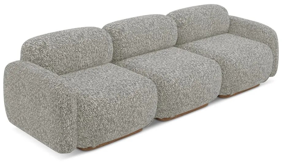 Szara sofa modułowa 270 cm Ailani – Makamii