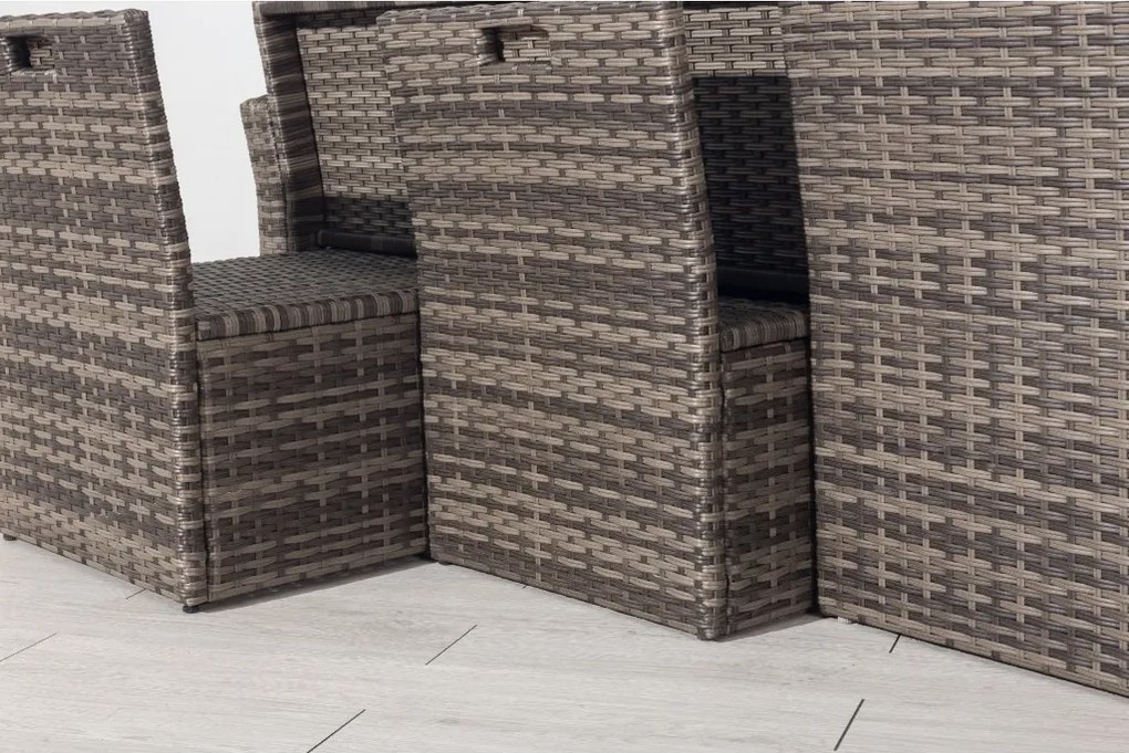 Doppler AVILA ogrodowy zestaw wypoczynkowy 2+1+1