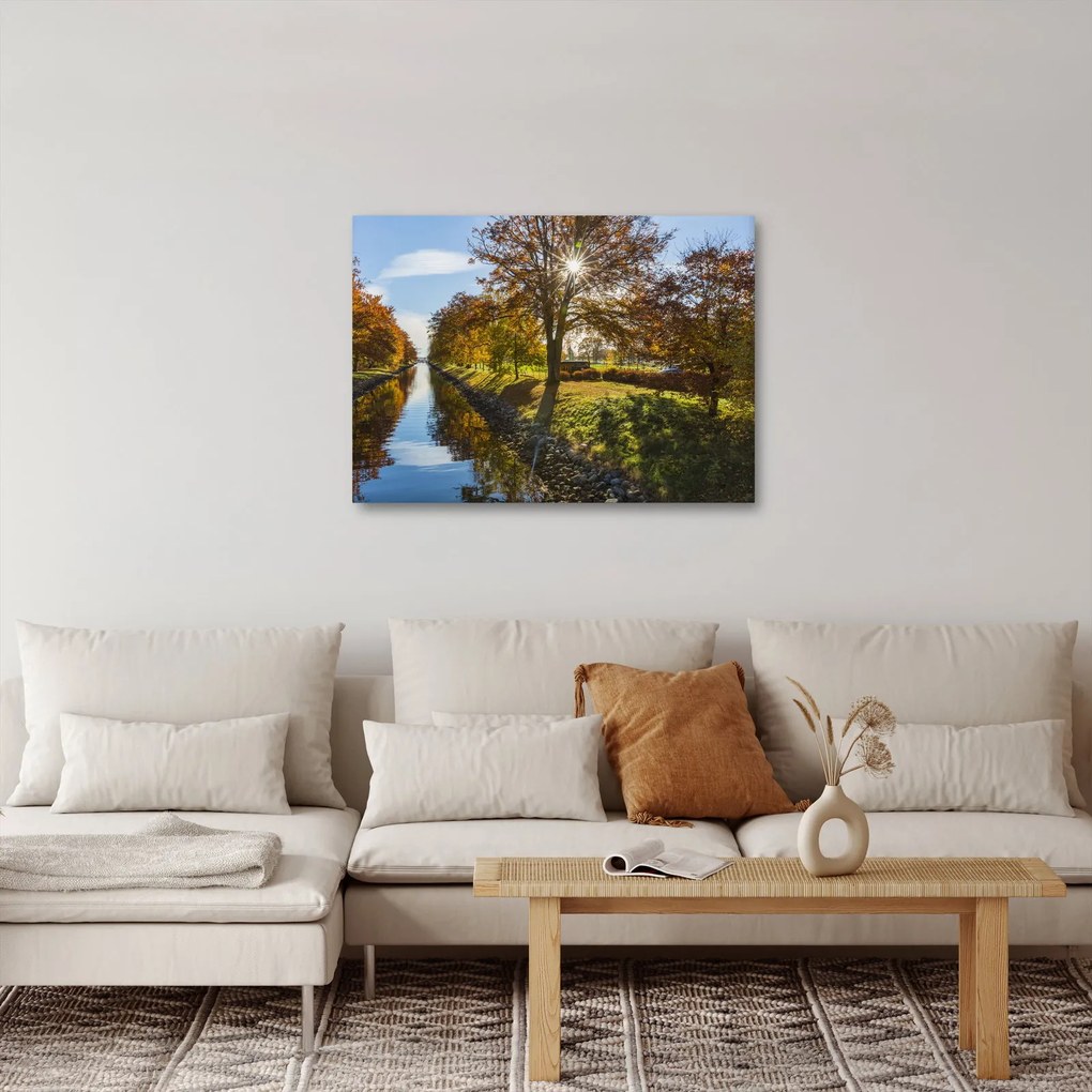 Obraz kanału wodnego (70x50 cm)