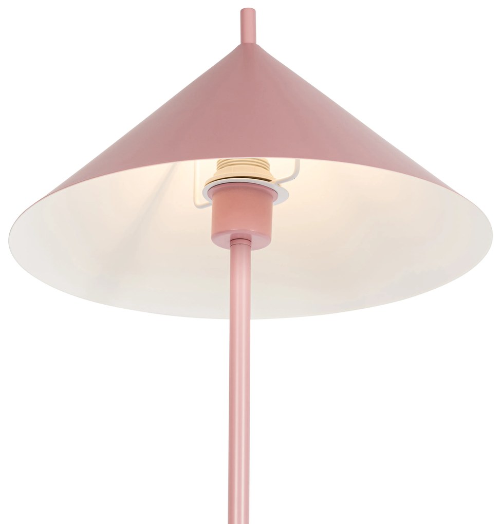 Designerska lampa podłogowa różowa - TriangoloDesignerski Oswietlenie wewnetrzne