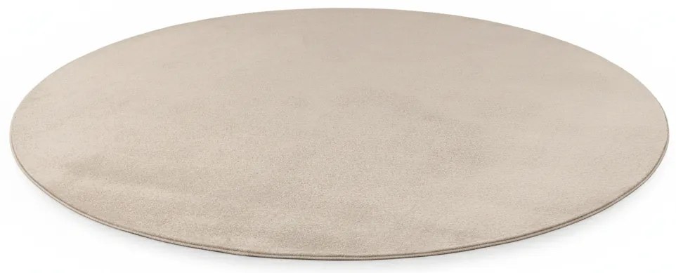 Dywan pluszowy Joy kremowy koło 120 cm x 120 cm