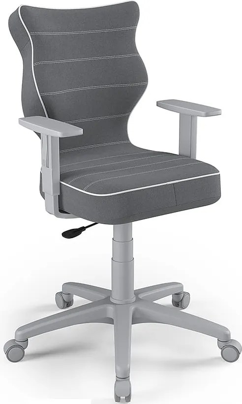 Młodzieżowe krzesło do biurka Duo Grey rozmiar 6 (159-188 cm)
