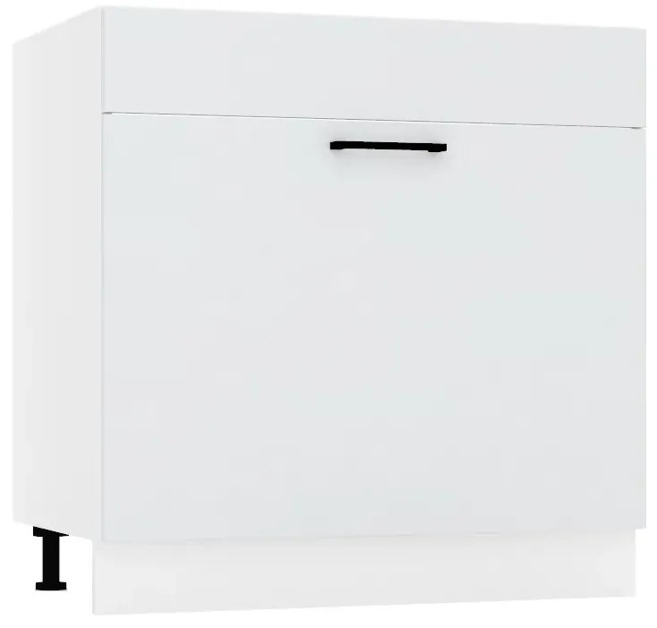 Szafka pod zlew 80 DENIS D80ZL S/1 szara STOLKAR