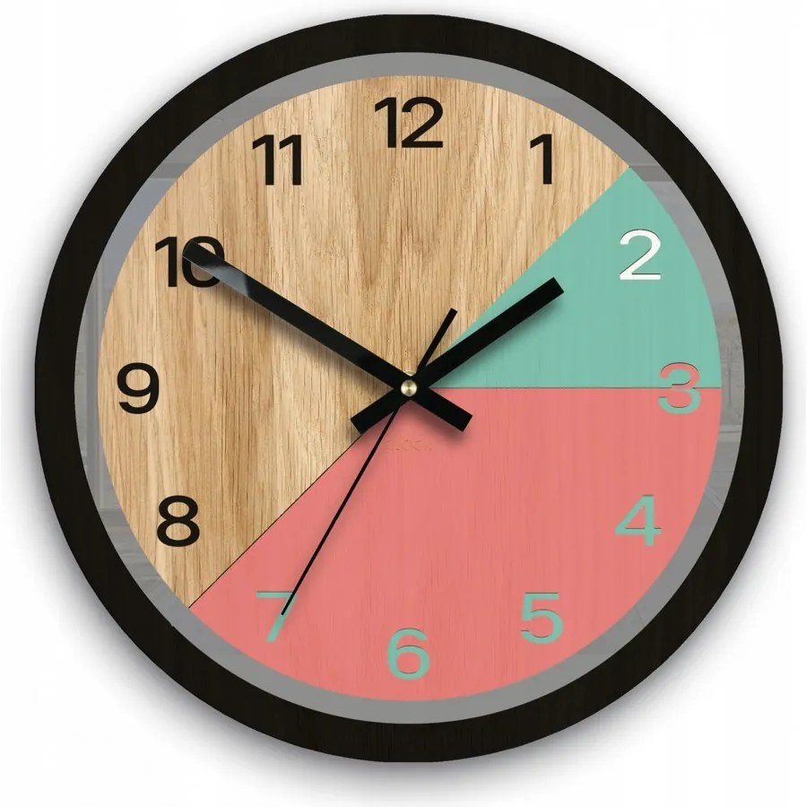 Zegar ścienny nowoczesny z cichym mechanizmem do salonu sypialni okrągły