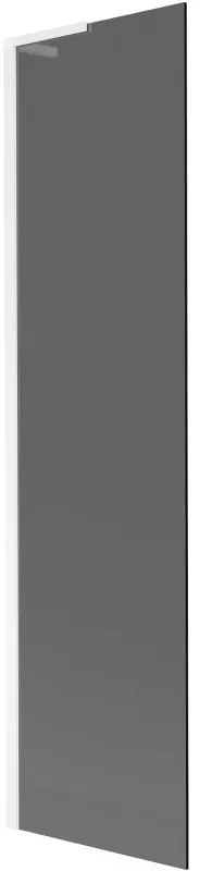Mexen Next L parawan nawannowy 1-skrzydłowy 50 x 150 cm, grafit, biały - 895-050-000-03-40-20