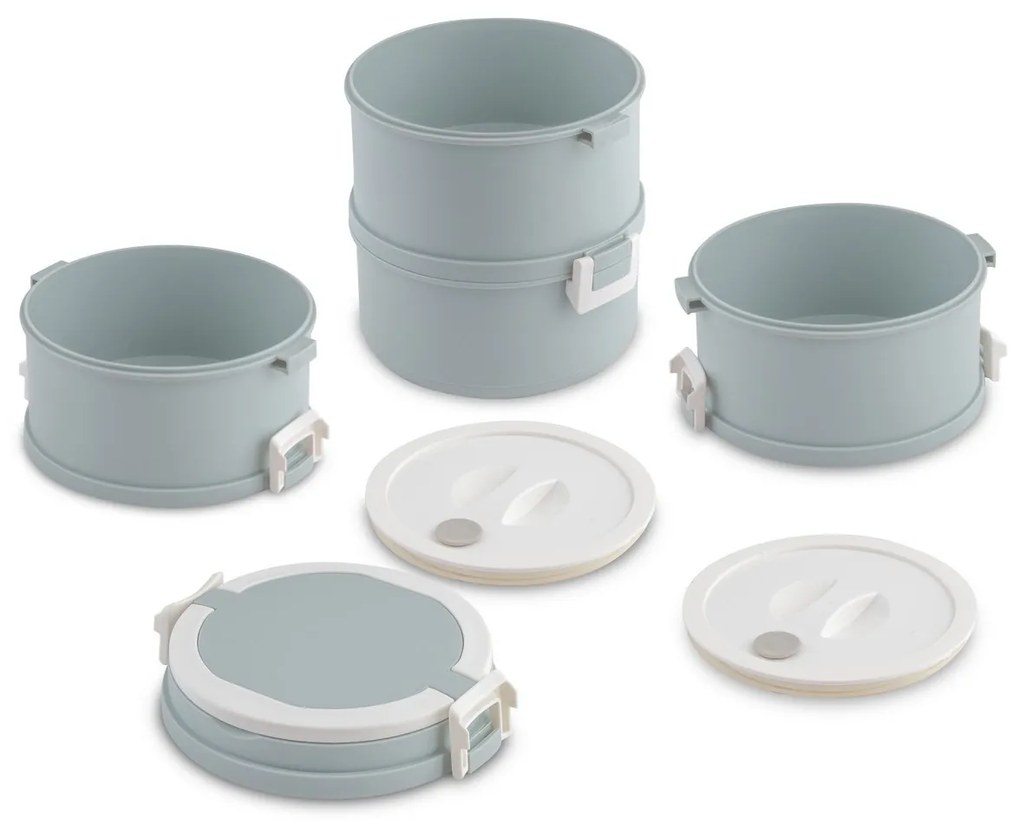 Lamart LT6041 pojemniki obiadowe 4x700 ml Care, 4 piętra