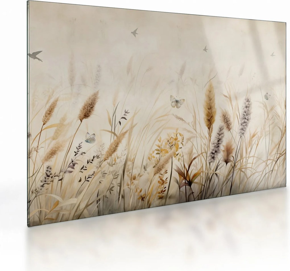 Obraz na szkle - Dzika łąka (70x50 cm)