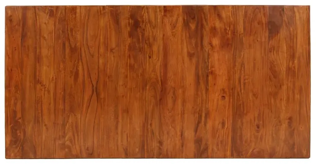 Brązowy stół z litego drewna B7-L40