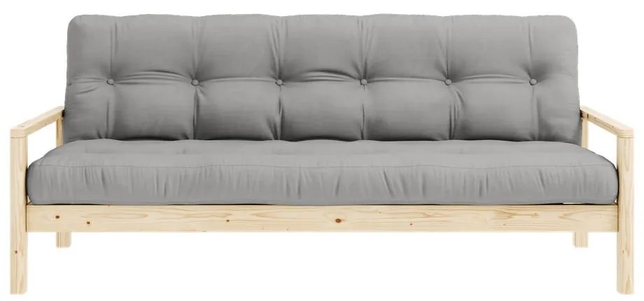 Szara rozkładana sofa 205 cm Knob – Karup Design