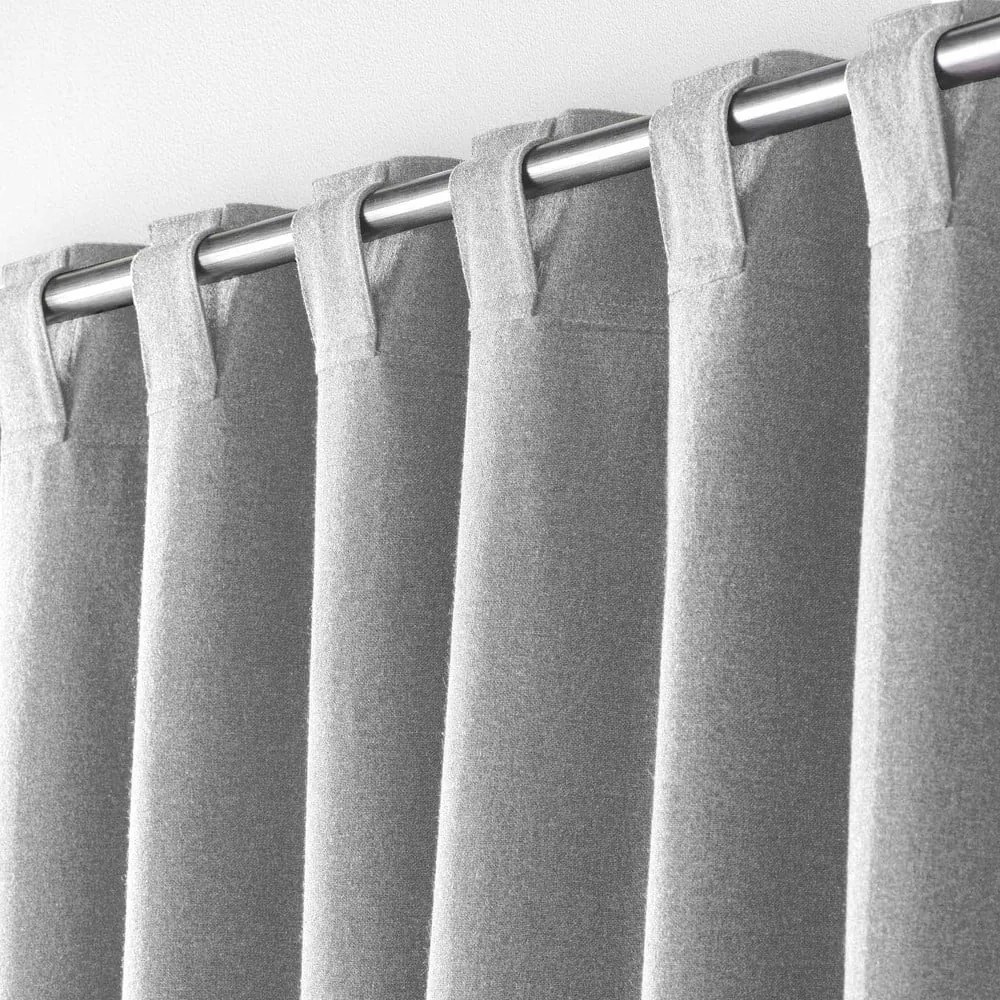 Jasnoszara zasłona 140x240 cm Mistraline – douceur d'intérieur
