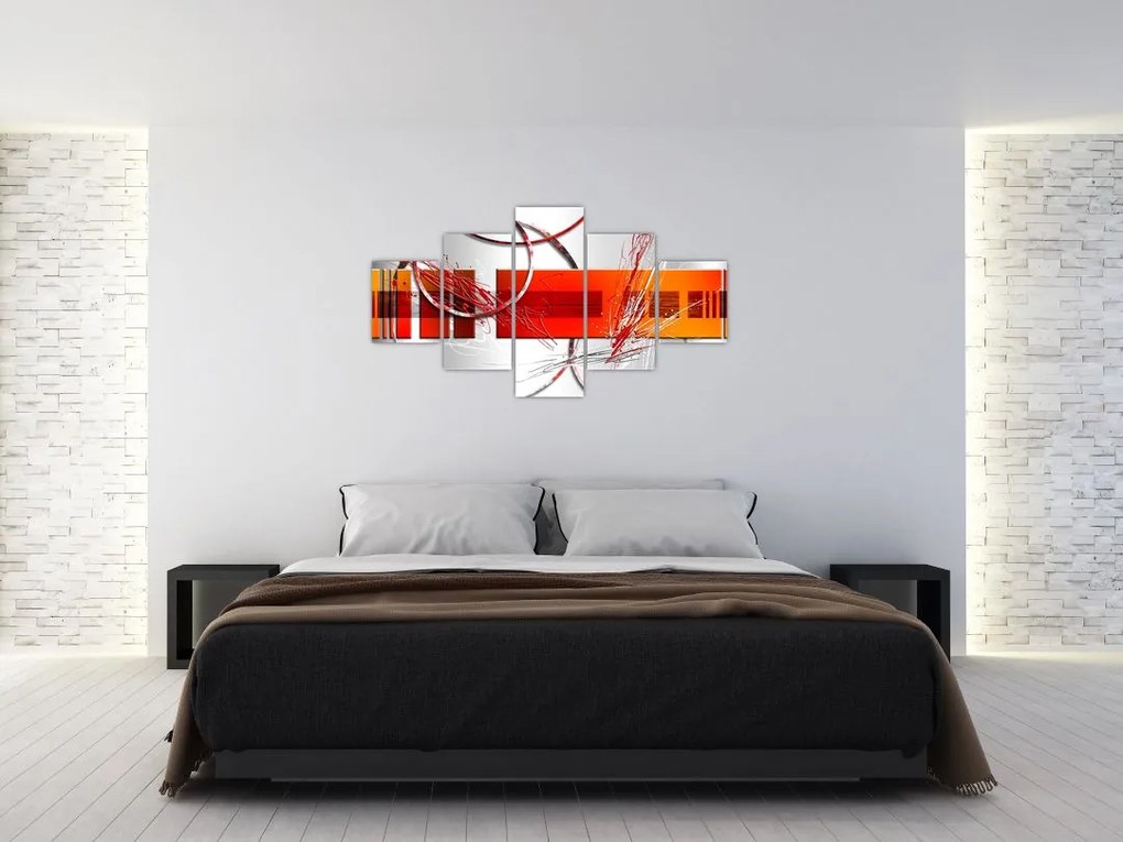 Abstrakcyjny obraz (125x70 cm)