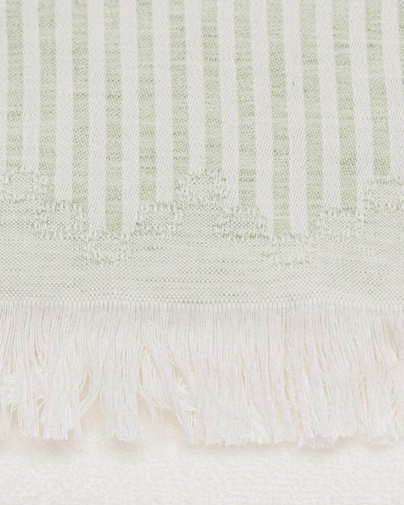 Ręcznik Trevor 50x100cm white green