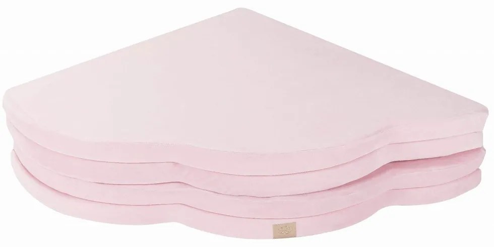 Jasnoróżowa mata do zabawy dla dzieci 160x160 cm – Meowbaby