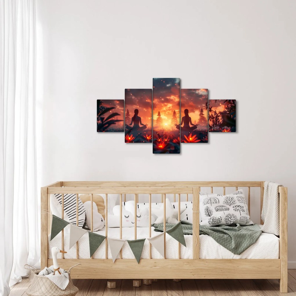 Obraz - Joga w przyrodzie (125x70 cm)