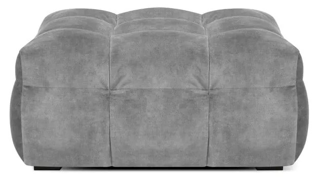 Szary aksamitny puf Windsor &amp; Co Sofas Vesta