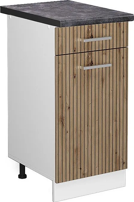 Szafka dolna do kuchni dąb rzemieślniczy 40x60x81.6 r-line