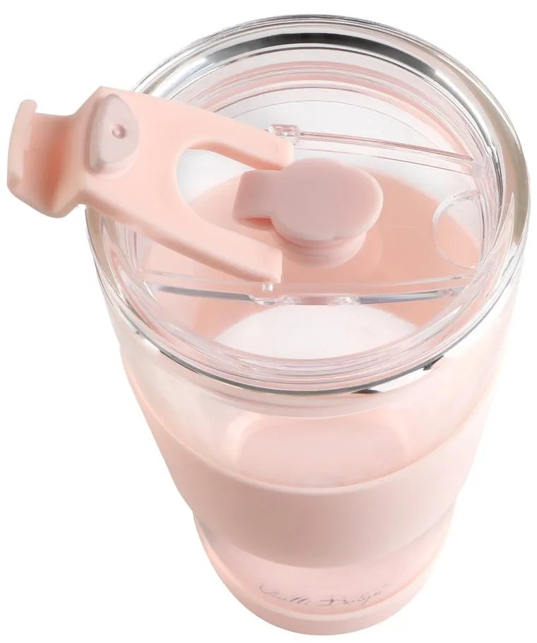 Różowy kubek termiczny 600 ml Fuori – Vialli Design