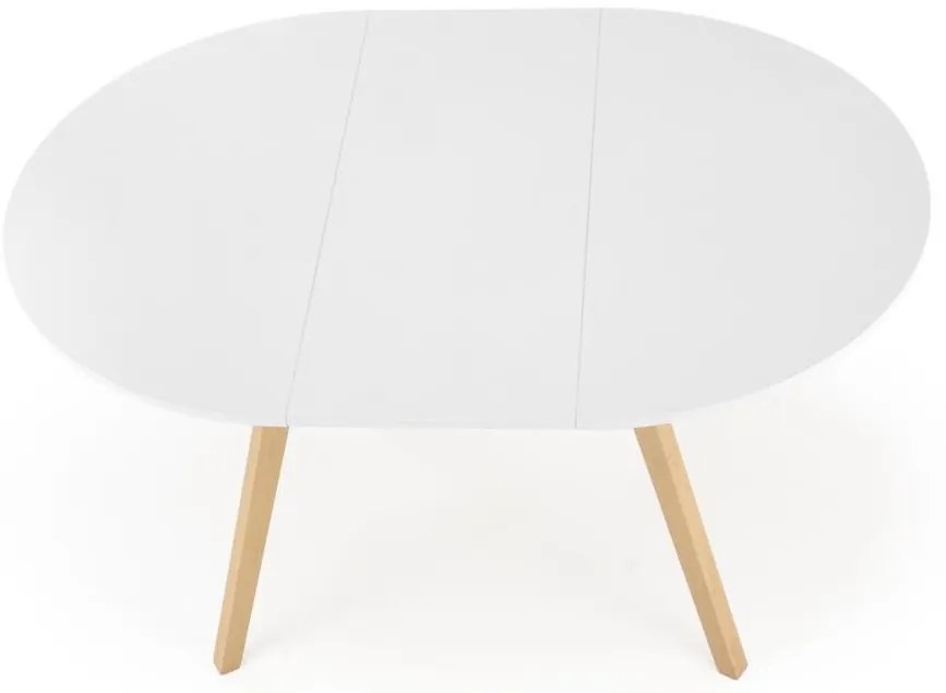 Stół jadalny SOLINA biały/dąb