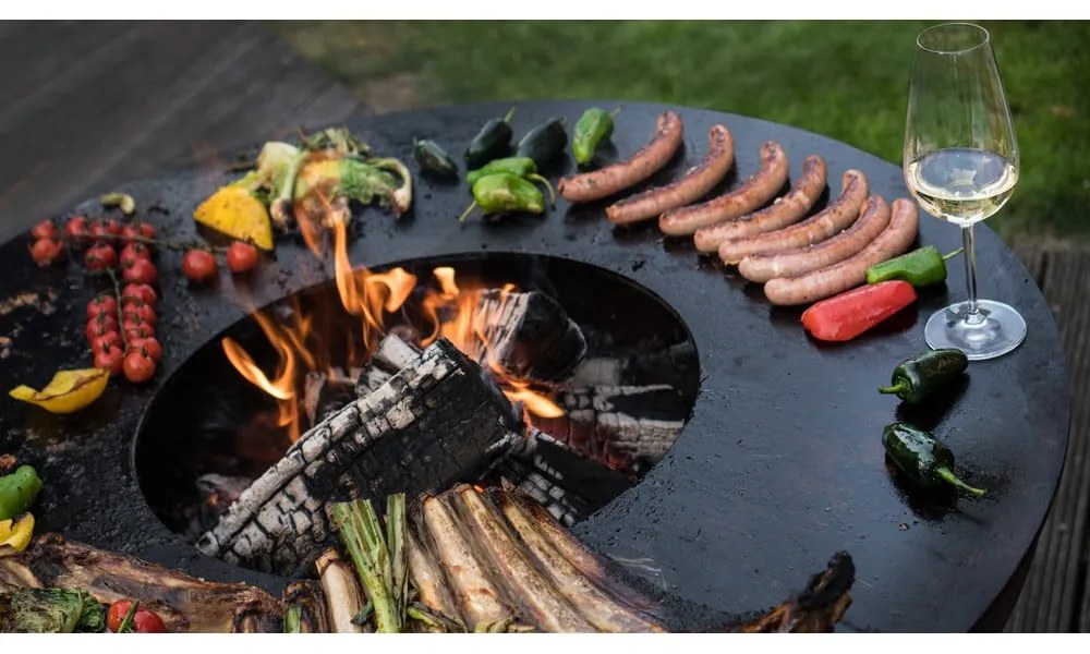 Grill na węgiel drzewny ø 102 cm Vulcano L − Remundi