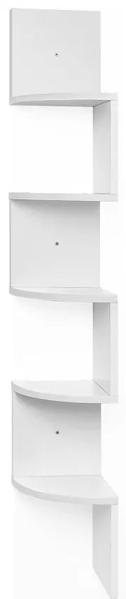 Półka/regał CIK-CAK, 20x20x127,5cm, biała Vasagle