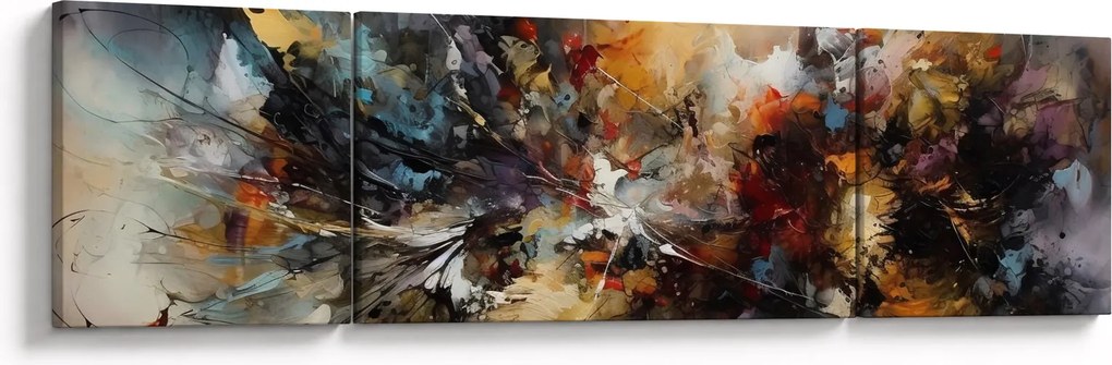Obraz - Grafika abstrakcyjna (170x50 cm)