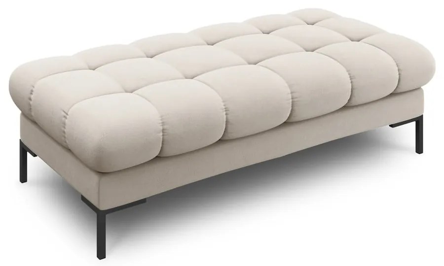 Beżowa tapicerowana ławka Bali – Cosmopolitan Design