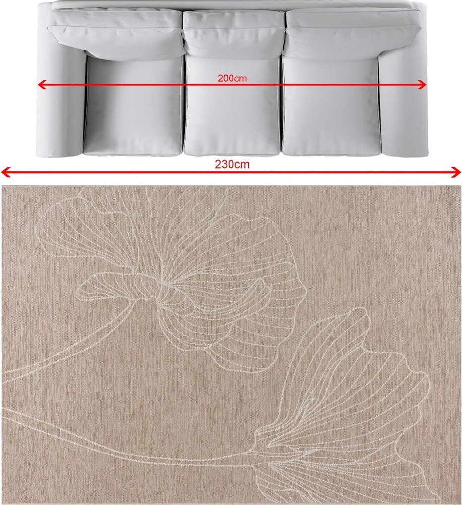 Dywan Velvet beige /sand 160x230cm