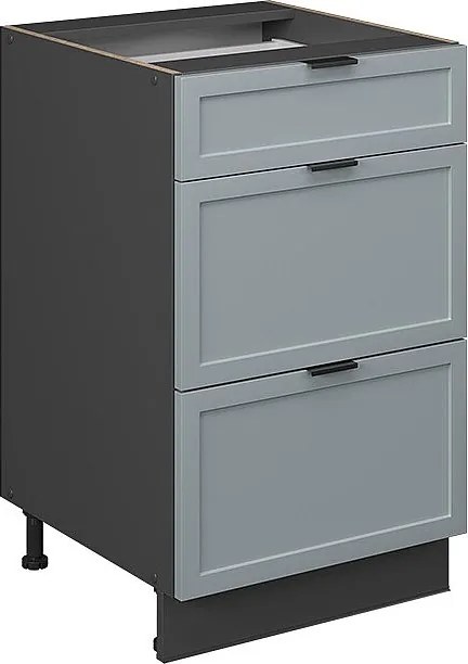 Szafka dolna do kuchni jasnoniebiesko-szary 50x51.6x82 fame-line