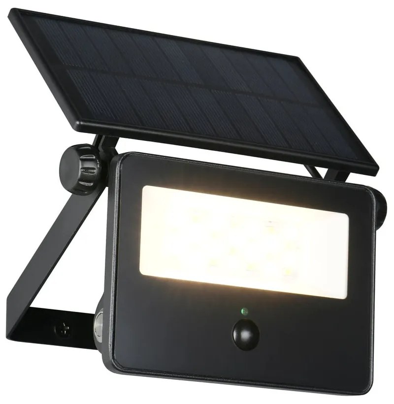 Lampa zewnętrzna ścienna LED z czujnikiem ruchu solarna (wysokość 15,5 cm) Moura – Trio
