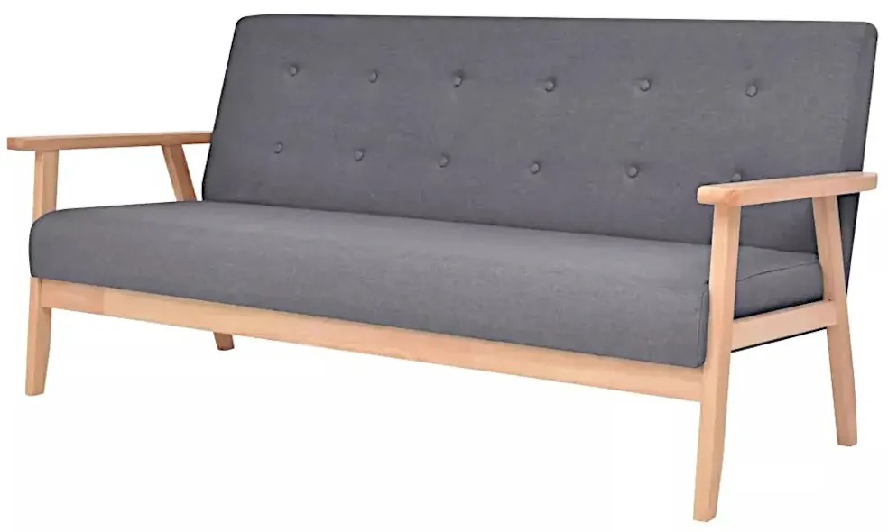 Ciemnoszara sofa do salonu - Sybis