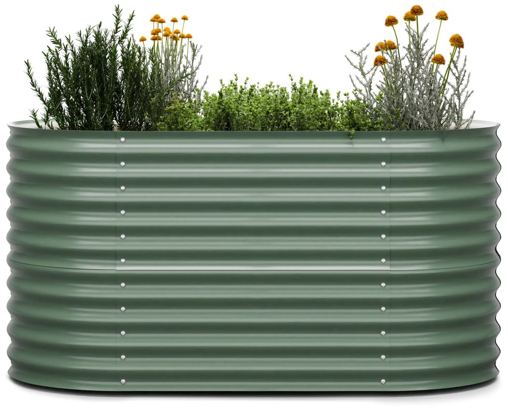 Blumfeldt Rondabox 160x80x80 cm Skrzynia na warzywa Zielony