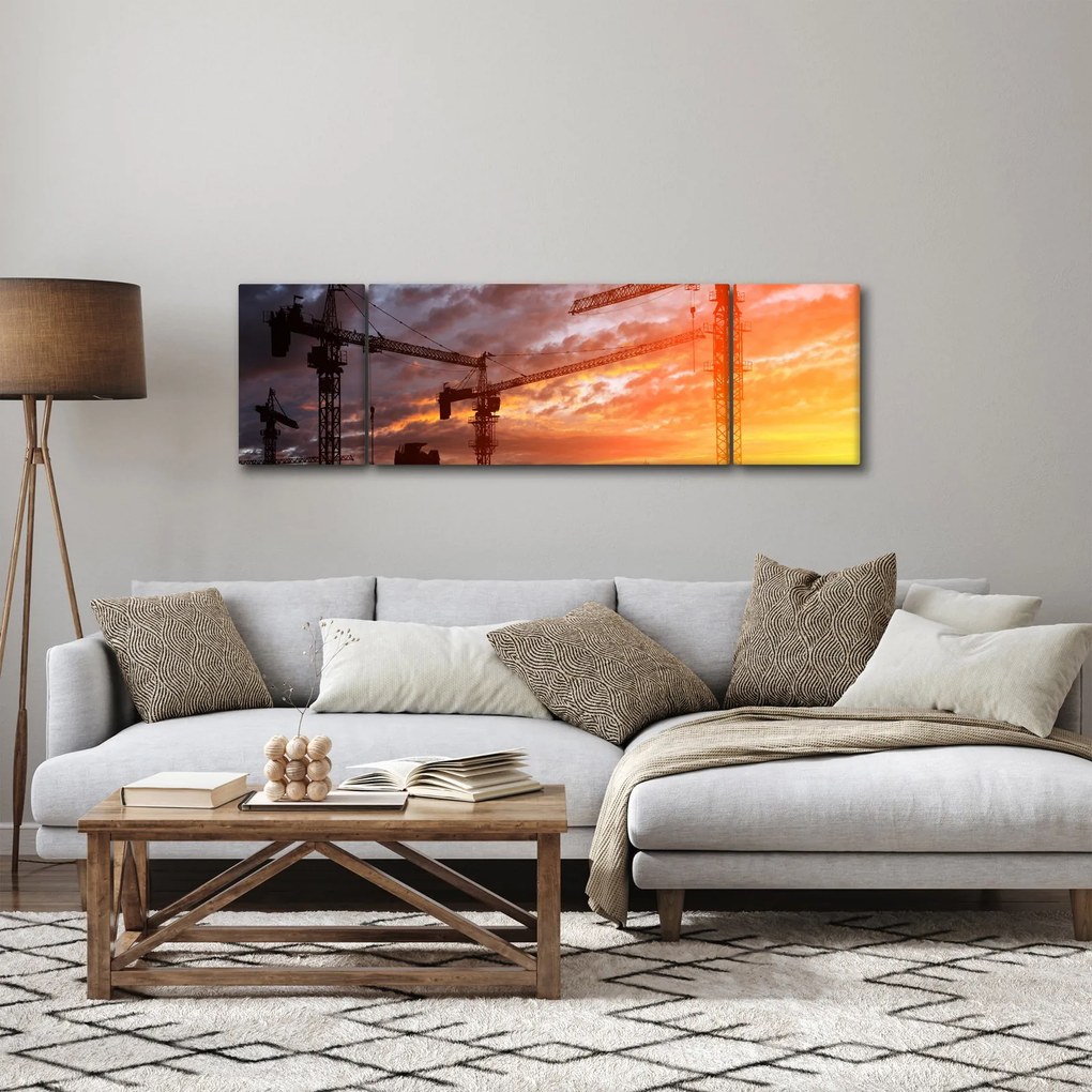 Obraz - Plac budowy (170x50 cm)