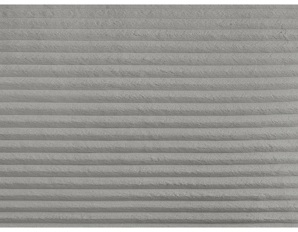 Ciemnoszara sztruksowa rozkładana sofa 257 cm Lucien – Bobochic Paris