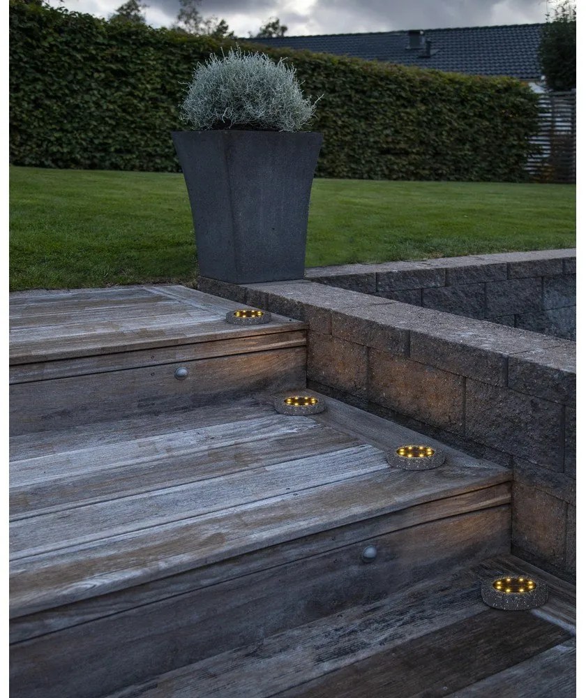 Zestaw 2 ogrodowych lamp solarnych LED Star Trading Lawnlight, ø 11 cm