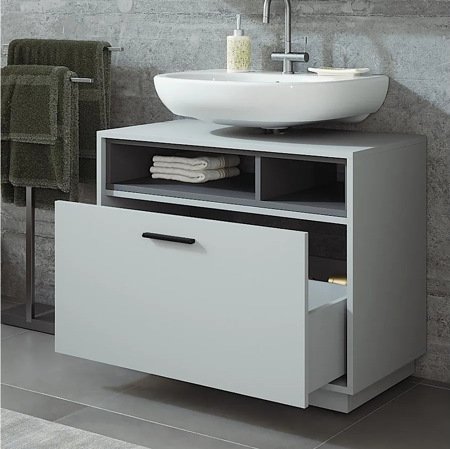 Szafka podumywalkowa szary/antracyt 80x35x64 beatrice