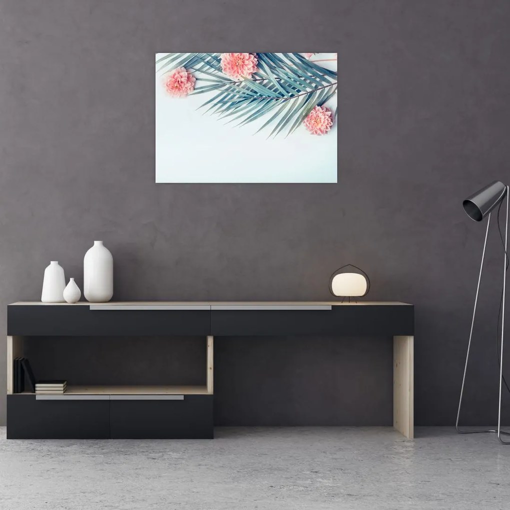 Obraz na szkle bukietu (70x50 cm)