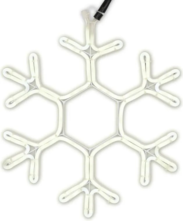 Lampka świąteczna w kształcie płatka śniegu, 360 LED, zimna
