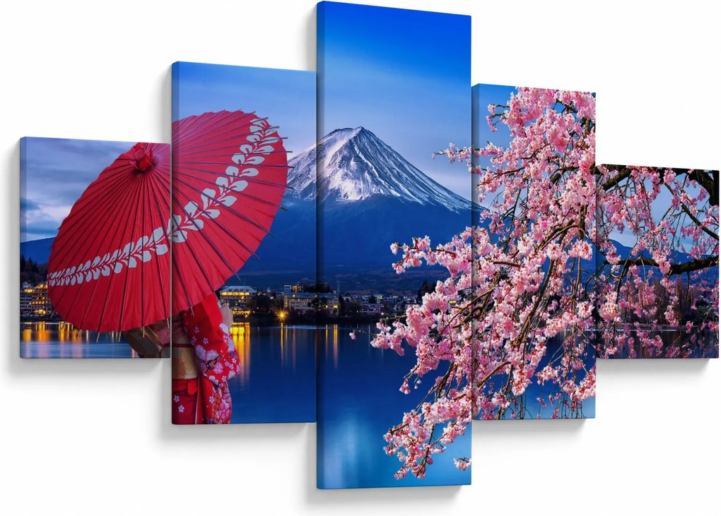 Obraz - Widok na szczyt, Japonia (125x70 cm)