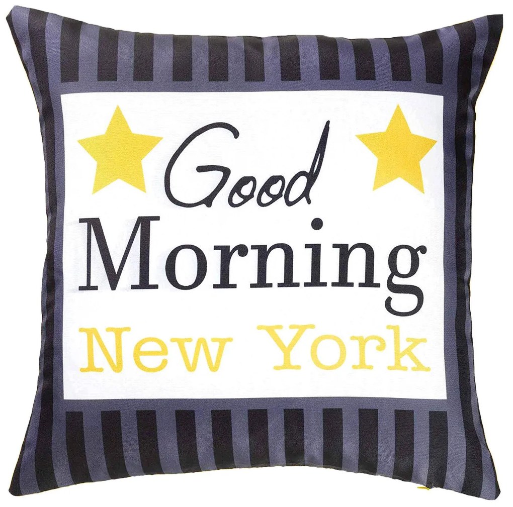 Poszewka na poduszkę z nadrukiem MORNING, 40 x 40 cm