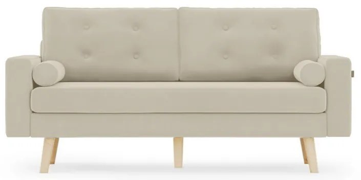 Beżowa 3-osobowa sofa MANDI