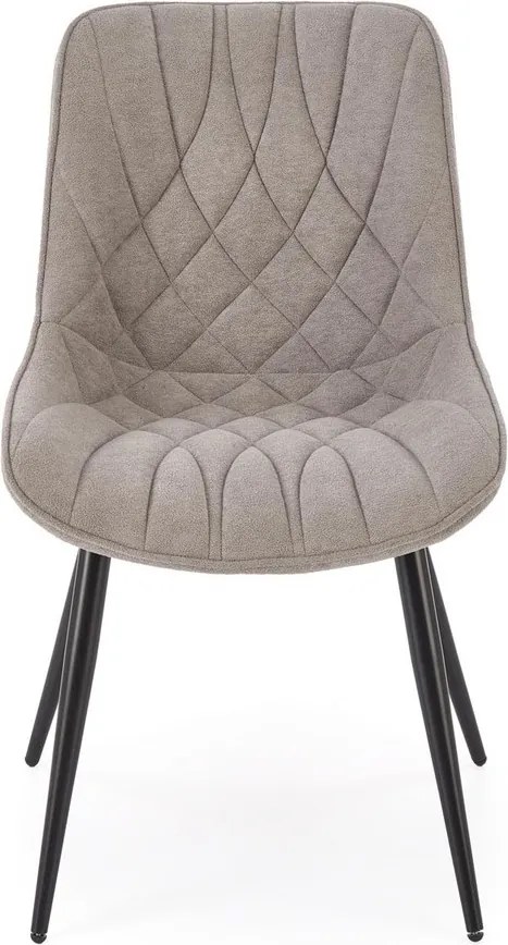 Krzesło do jadalni z ozdobnymi przeszyciami K567 Halmar