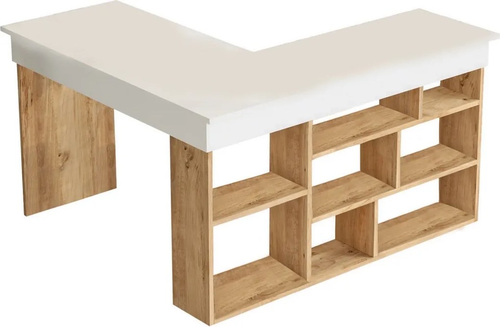 Biurko Cilo White and Atlantic Pine